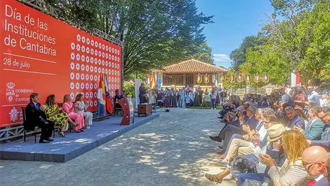 Imagen de archivo del D&iacute;a de las Instituciones de Cantabria de 2023.