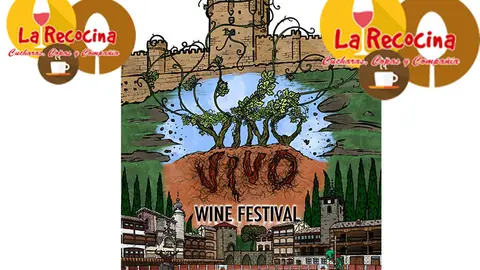 Cartel anunciador del Sal&oacute;n de Vinos Vino Vivo Wine Festival