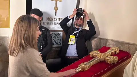 La presidenta de Cantabria, Mar&iacute;a Jos&eacute; S&aacute;enz de Buruaga, en los actos de clausura del A&ntilde;o Jubilar Lebaniego