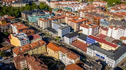 Vista a&eacute;rea de Torrelavega