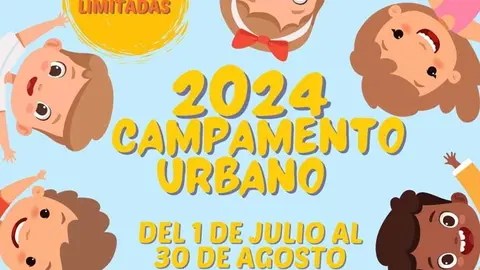 Cartel Campamento Urbano 2024