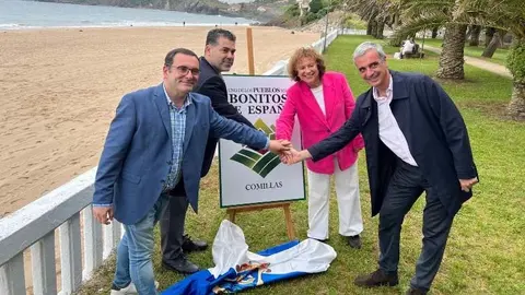 Descubrimiento del cartel de Los Pueblos m&aacute;s Bonitos de Espa&ntilde;a