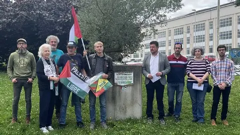 Torrelavega recibe a la &lsquo;Flotilla de la Libertad&rsquo;, que pide el &ldquo;fin del genocidio que est&aacute; llevando a cabo Israel en Gaza&rdquo; | Foto: Radio Studio