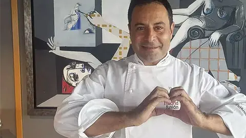 El chef Oscar Calleja
