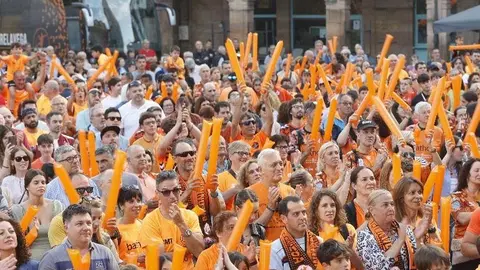 Imagen de la recepci&oacute;n al equipo tras la Copa del Rey
