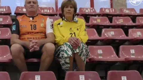Captura de pantalla del v&iacute;deo de la campa&ntilde;a de abonados del BM Torrelavega