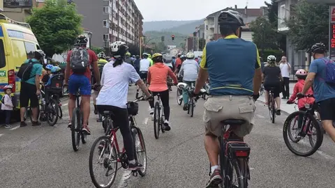 Imagen de archivo del D&iacute;a de la Bicicleta en Pi&eacute;lagos