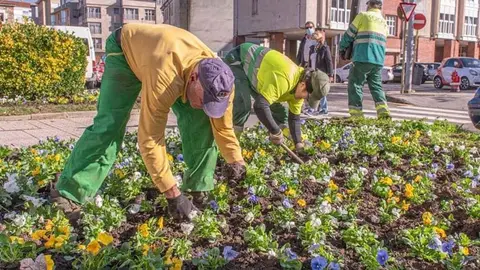 Trabajadores del Serca en Torrelavega