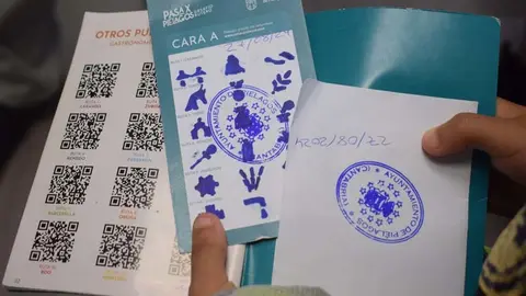 Pasaporte completado por &Oacute;scar y Aritz | Foto: Ayto Pi&eacute;lagos