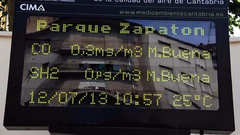 Estaci&oacute;n de medici&oacute;n de la calidad del aire de El Zapat&oacute;n