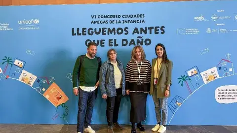 Rosa D&iacute;az durante la firma de la declaraci&oacute;n de alcaldes y alcaldesas por una infancia sin violencia | Foto: Ayuntamiento