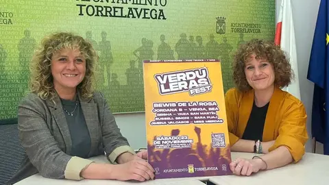 Patricia Portilla y Carolina Palencia presentan el cartel del II Verduleras Fest | Foto: Radio Studio