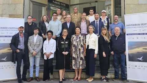 Foto de familia de la presentaci&oacute;n del 'Movember Festival' | Foto: Ayuntamiento