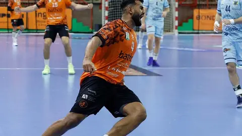 Marcio Silva tras uno de sus tantos | Foto: BM Torrelavega