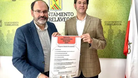 Jos&eacute; Luis Urraca y Alberto Rubio presentan la I Gala Solidaria EsRetina | Foto: Ayuntamiento