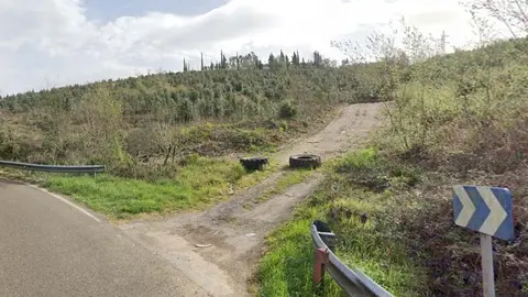 Est&aacute; previsto en la ladera de un monte, actualmente talado, junto al cementerio de R&iacute;o Cabo