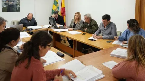 Imagen del Ayuntamiento del pleno donde se ha aprobado el presupuesto de Miengo