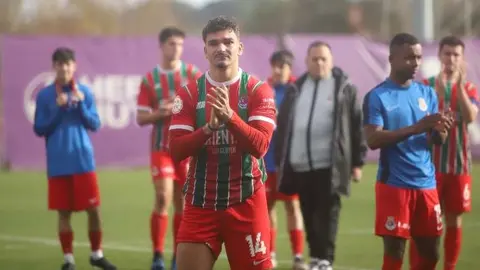 El jugador de la RS Gimn&aacute;stica, Dani G&oacute;mez | Foto: N&eacute;stor Revuelta