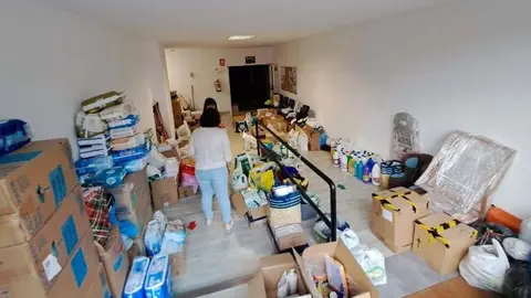 Voluntarios durante la recogida de material enviado a Valencia el pasado mes de noviembre | Foto: Ayuntamiento