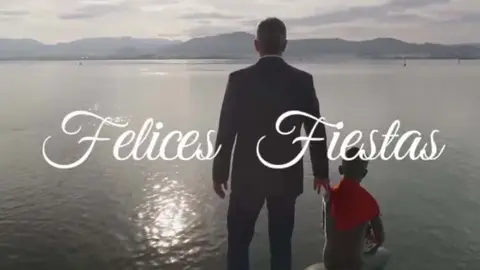 Captura de pantalla del v&iacute;deo con el mensaje de Navidad de Pablo Zuloaga