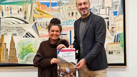 La concejala de Cultura, Esther V&eacute;lez, y el alcalde, Javier L&oacute;pez Estrada, presentan las XV Jornadas Escolares de Teatro y M&uacute;sica  | Foto: Ayuntamiento