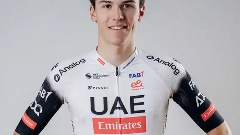 Marcos Freire milita esta campa&ntilde;a en el equipo sub-23 del UAE, uno de los mejores del mundo | Foto: UAE Emirates