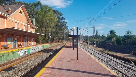 Estaci&oacute;n de Mogro, una de las afectadas por el recorte en el servicio que entrar&aacute; en vigor el pr&oacute;ximo lunes 3 de febrero.