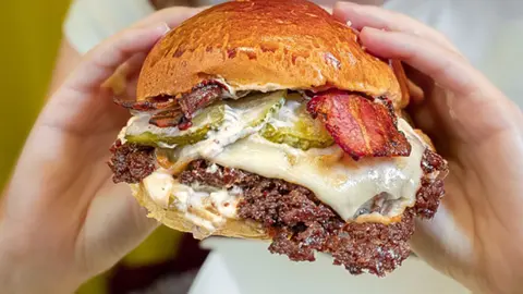 Hamburguesa de Carniball Torre's, en Torrelavega