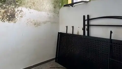 Imagen facilitada por el Partido Popular del interior del albergue de La Monta&ntilde;a