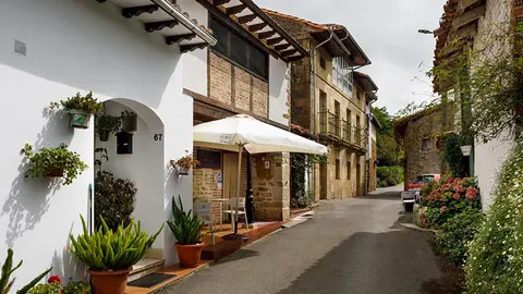 Restaurante La Sauceda, en el pueblo asturiano de Buelles