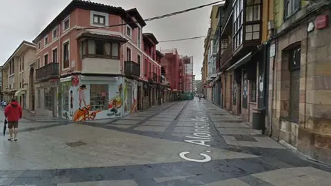 Calle Alonso Ast&uacute;lez de Torrelavega | Foto: Google Maps