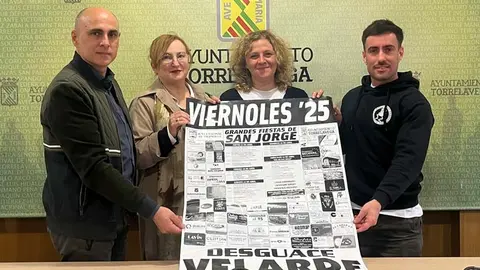 Presentaci&oacute;n de las fiestas de San Jorge en Vi&eacute;rnoles 2025 | Foto: Radio Studio