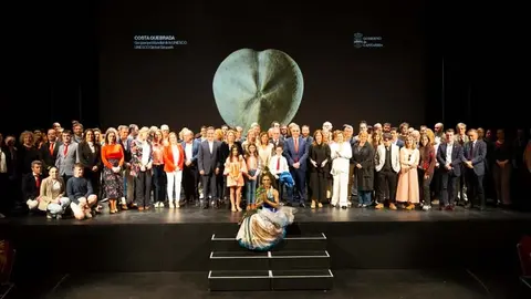Acto de ratificaci&oacute;n del Geoparque celebrado en el Palacio de Festivales | Foto: Gobierno
