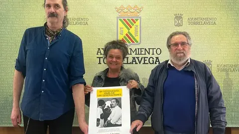 La concejal de Cultura, Esther V&eacute;lez, acompa&ntilde;ada por Feliciano L&oacute;pez y Pepe Ter&aacute;n | Foto: Radio Studio
