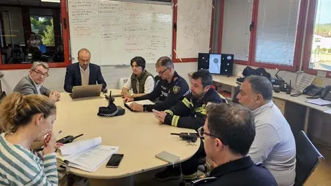 Reuni&oacute;n del comit&eacute; de crisis del Ayuntamiento de Torrelavega | Foto: Ayuntamiento