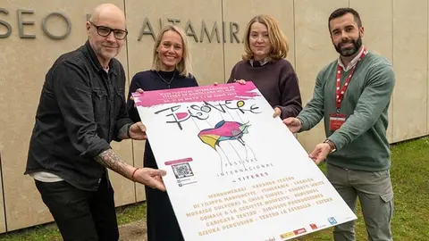 Presentaci&oacute;n del festival Bisontere que se celebrar&aacute; del 30 de mayo al 1 de junio en Santillana del Mar.