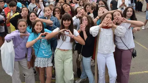 Imagen de archivo cedida por el colegio de la fiesta solidaria