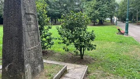 Acceso al parque Manuel Barqu&iacute;n desde la Avenida de Espa&ntilde;a | Foto: Radio Studio