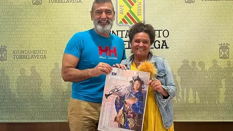 Esther V&eacute;lez y Pablo Burgos presentan la exposici&oacute;n 'Ver en Vermeer' | Foto: Radio Studio