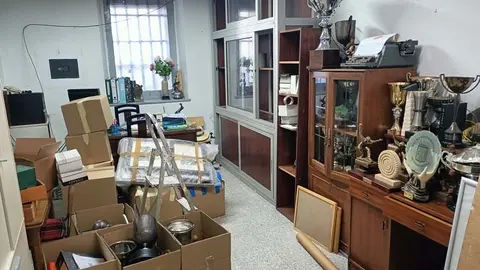 Imagen que ha compartido la Pe&ntilde;a Bol&iacute;stica a trav&eacute;s de sus redes sociales de la afectaci&oacute;n de sus oficinas