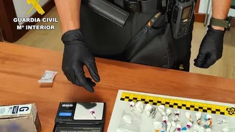 Droga intervenida en Comillas