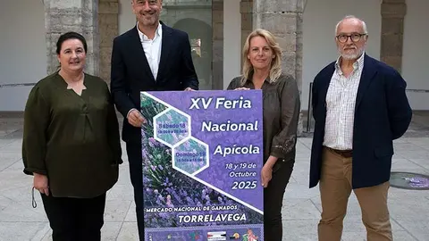 Mar Merino, Javier L&oacute;pez Estrada, Mar&iacute;a Jes&uacute;s Susinos y Siro Castrodeza presentan la feria de 2025 | Foto: Gobierno