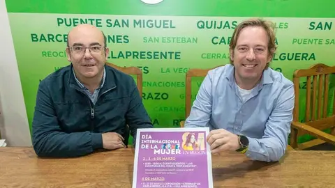 El alcalde de Reoc&iacute;n, Pablo Diestro, y el concejal de Cultura, Fernando Callejo | Foto: Ayuntamiento