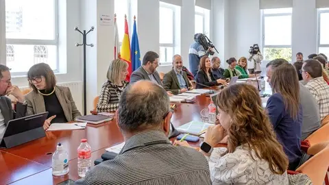Momento de la celebraci&oacute;n de la Mesa Sectorial de Educaci&oacute;n esta ma&ntilde;ana | Foto: Gobierno