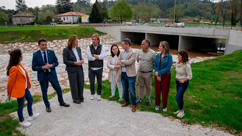 La obra, que soluciona los problemas de inundaciones en Cabez&oacute;n de la Sal, Mazcuerras y Reoc&iacute;n, ha supuesto una inversi&oacute;n de 9 millones de euros.