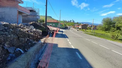 Entorno de la zona de actuaci&oacute;n del futuro saneamiento en Cortiguera | Foto: Ayuntamiento