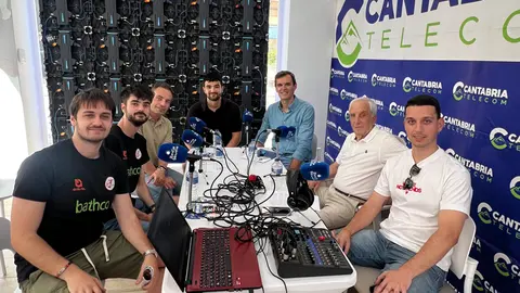 Protagonistas del cierre de la temporada de Studio Deportivo desde Cantabria Telecom