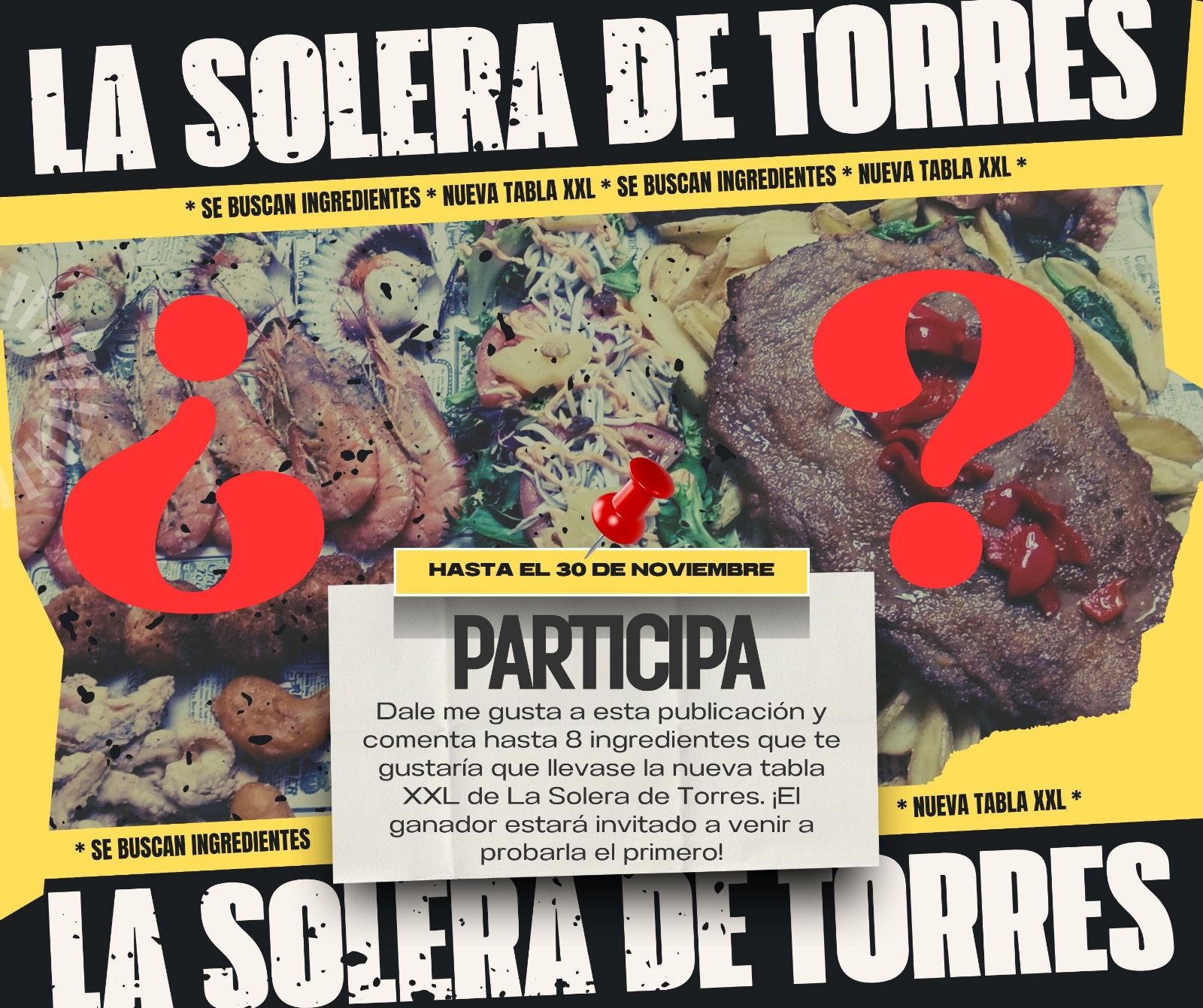 Cartel promocional de la iniciativa de la Solera de Torres