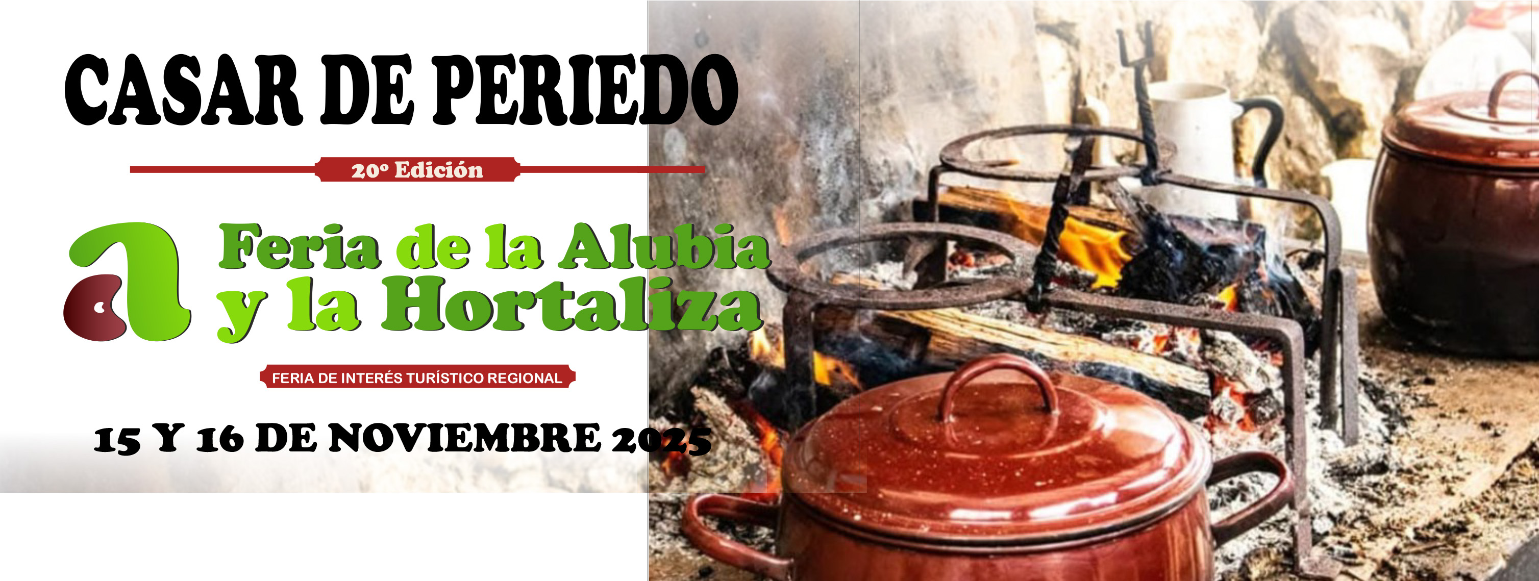 Cartel de la Feria de la Alubia y la Hortaliza en Casar de Periedo