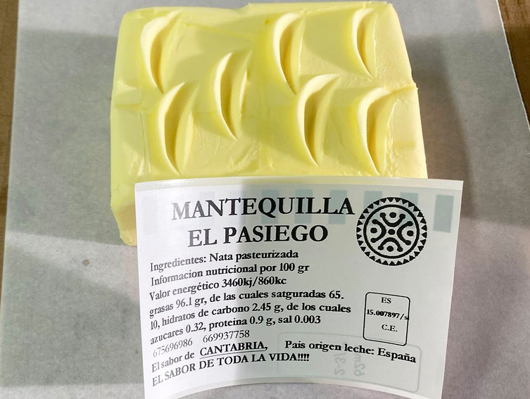 Mantequilla de El Pasiego, la mejor mantequilla de Cantabria